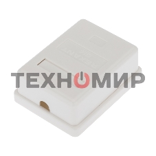 Розетка компьютерная внешняя Rexant 1-порт RJ-45 (8P8C), UTP неэкранированная, категория 6