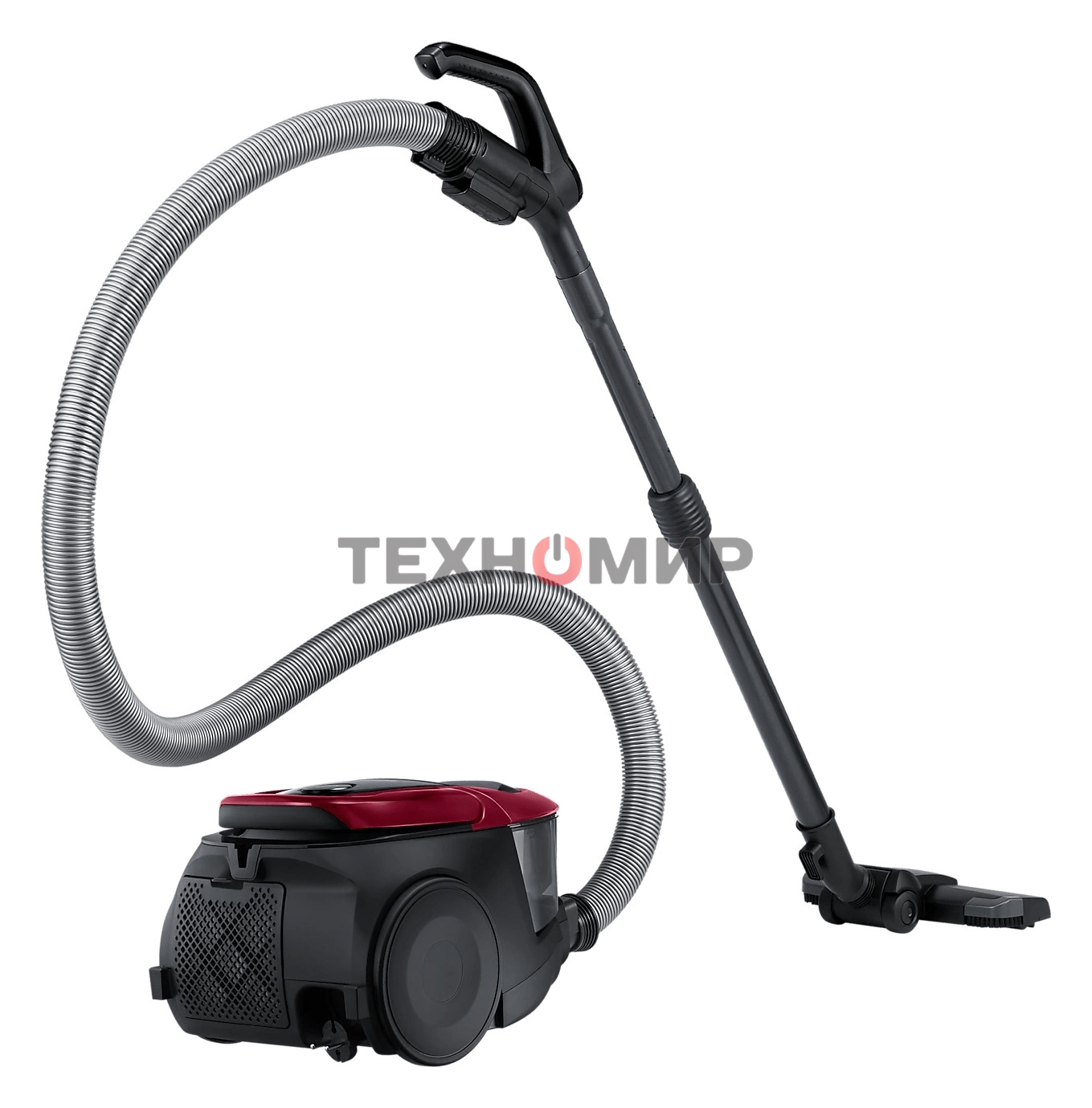 Пылесос Samsung VC18M31A0HP бордовый/черный, 380/1800 Вт, уборка сухая, пылесборник контейнер 2 л