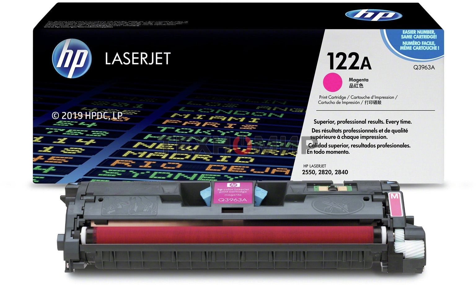 Картридж лазерный HP Q3963A пурпурный для Color LaserJet 2550 4000 стр.