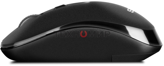 Мышь беспроводная SVEN RX-260W черный, 1600 dpi, радиоканал, USB, кнопки - 4