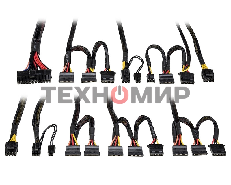 Блок питания серверный ExeGate ServerPRO-500ADS (EX235029RUS), 500Вт, 2х80мм, черный