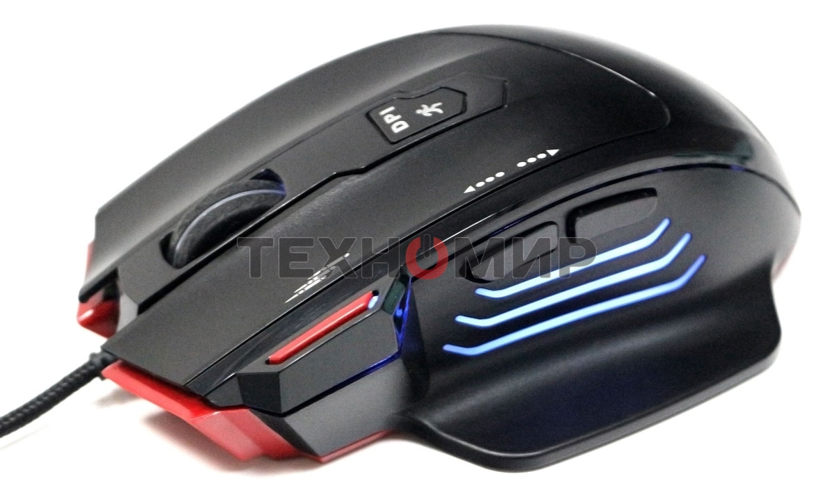 Мышь проводная Гарнизон GM-790G черный, 3200 dpi, USB, кнопки - 7