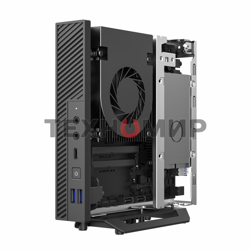 Кулер Foxline D65 черный алюминий+медь 2500rpm 32.6db 4-pin 65w 17мм