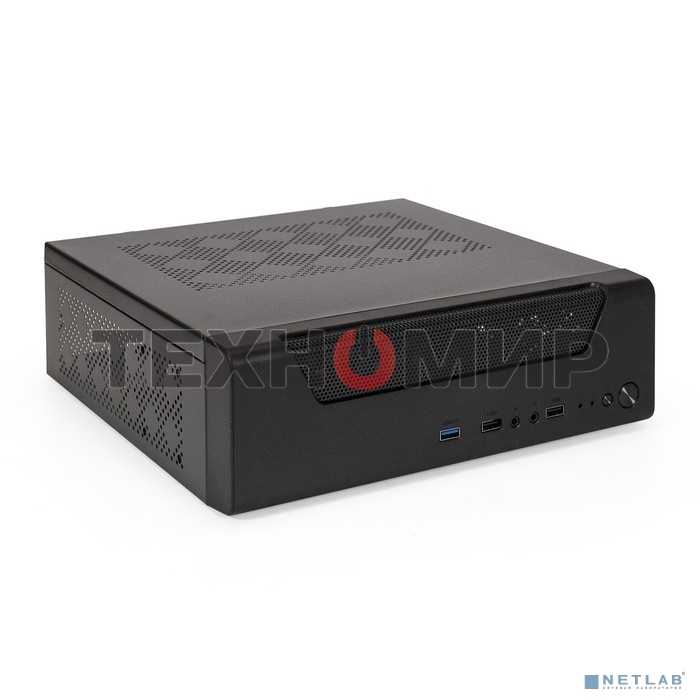 Компьютерный корпус Desktop ExeGate FL-102-TPS350 (mini-ITX, БП TPS350 с вент. 8см, 2*USB + 1*USB 3.0, аудио, черный)