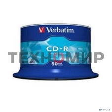 Диск CD-R Verbatim 700Mb 52x Cake Box (50шт) (43351)