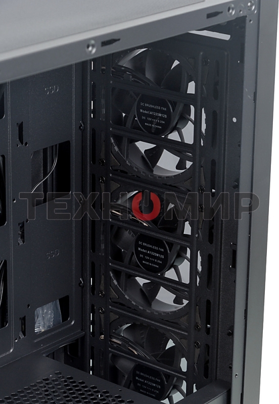 Компьютерный корпус Aerocool/Formula F-3401 (V1) черный без БП ATX 3x120мм 2xUSB 2.0 1xUSB 3.0 audio bott PSU