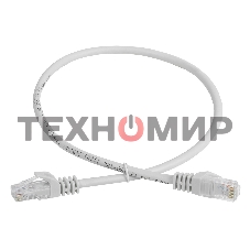 Шнур коммутационный Cat.5e UTP 0,5м серый GENERICA