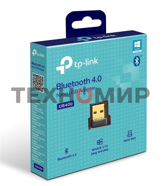 Сетевой адаптер Bluetooth TP-Link UB400 USB 2.0
