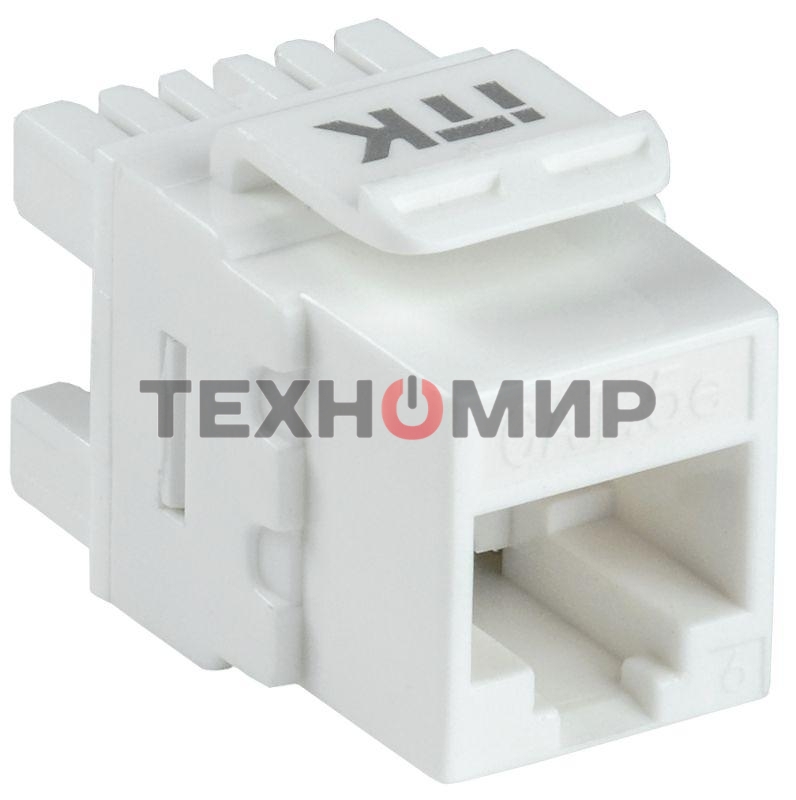 Модуль Keystone Jack кат. 5E UTP 110 IDC 180 град. CS1-1C5EU-12 ITK