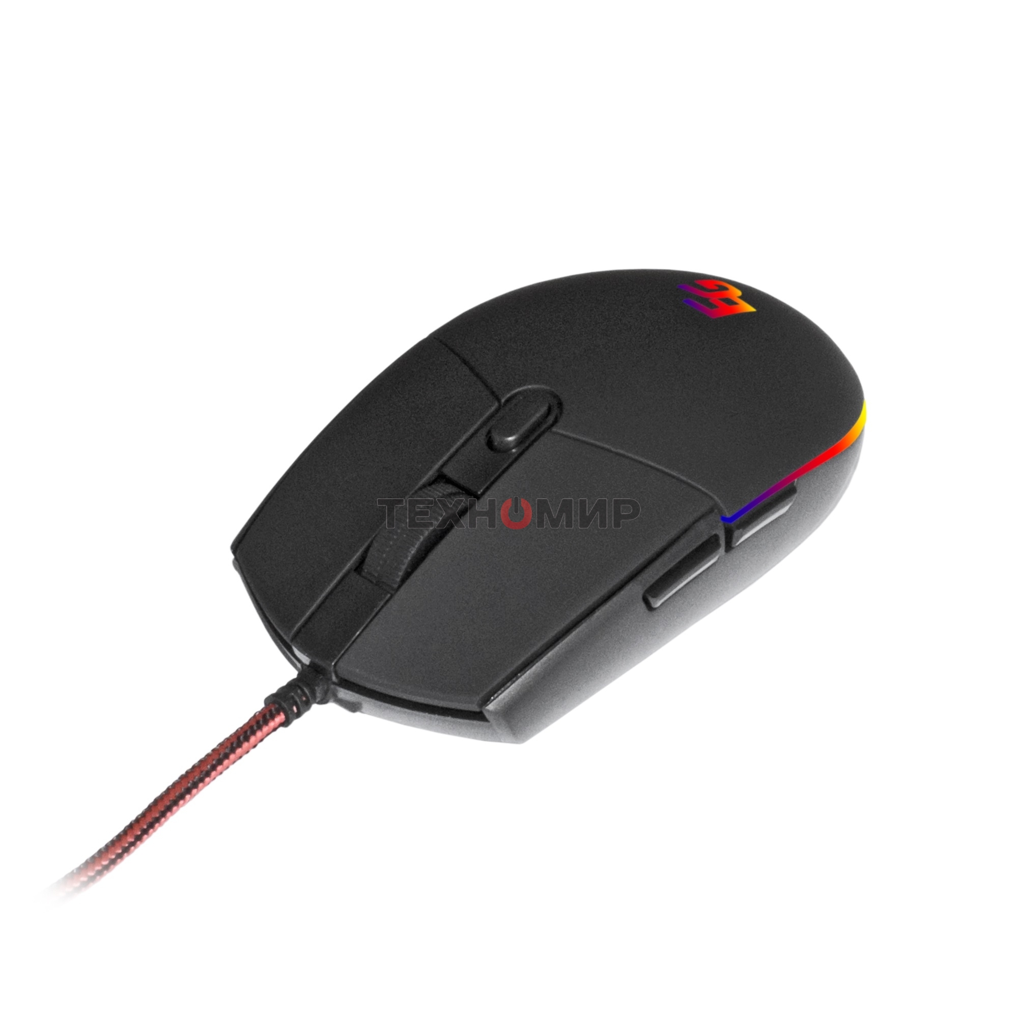 Мышь проводная ExeGate SL-9066 черный, 2400 dpi, USB, кнопки - 6