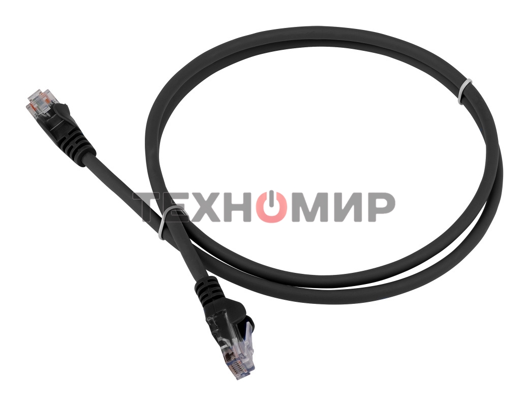 Патч-корд LANMASTER LSZH UTP cat.5e, 5.0 м, черный