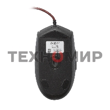 Мышь проводная ExeGate SL-9066 черный, 2400 dpi, USB, кнопки - 6