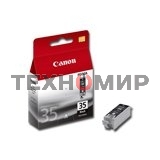Картридж струйный Canon PGI-35Bk (1509B001) черный (9.30 мл, 200 стр.) для Canon PIXMA iP100, iP110