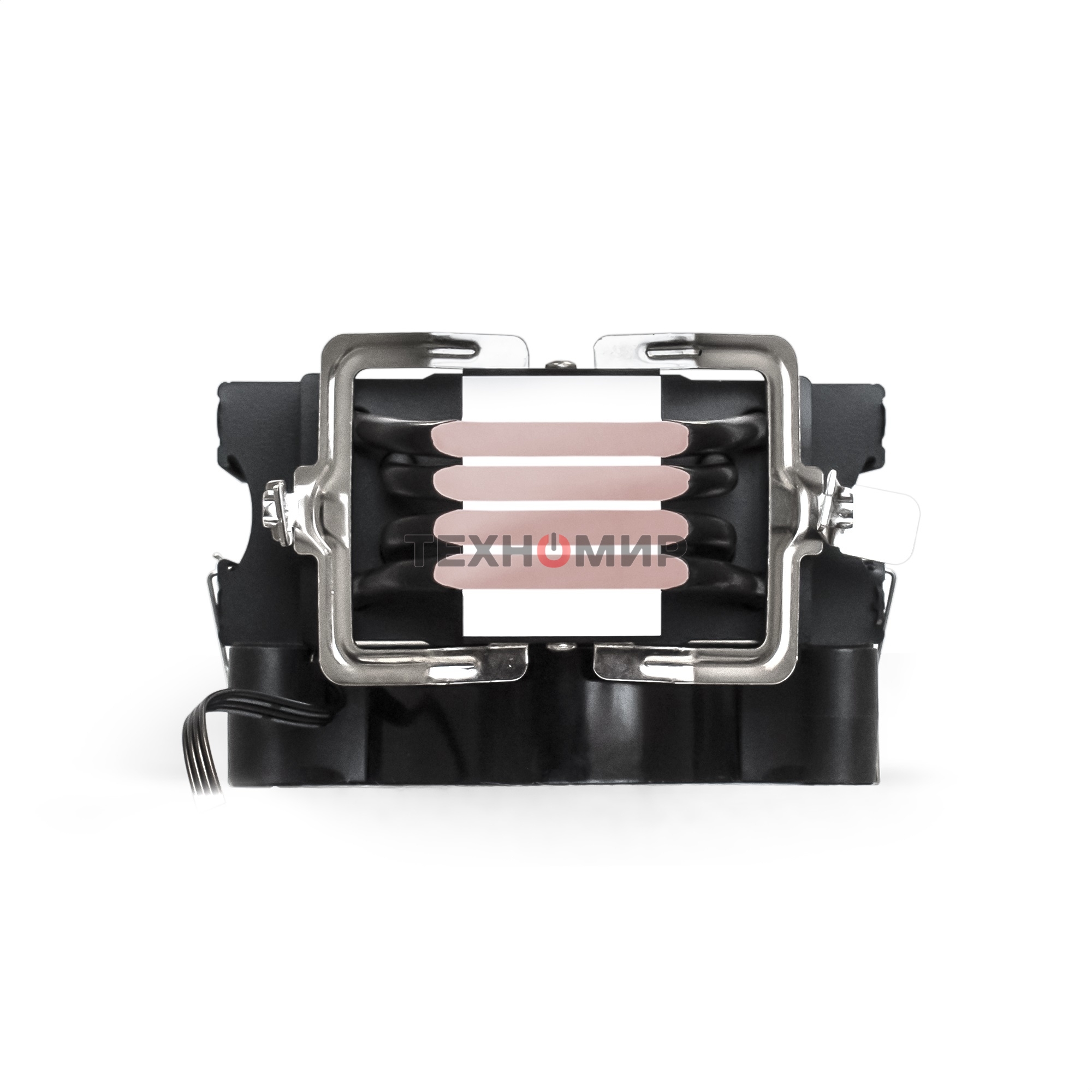 Кулер для процессора ExeGate Dark Magic EXX400V2-PWM.RGb серебристый, 120 мм, алюминий/медь, 2100 об/мин, 24 дБ, 4 pin, 140 Вт, 155 мм