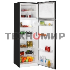 Холодильник Nordfrost NRT 144 232 черный двухкамерный 262/68 л морозилка сверху, капельная система