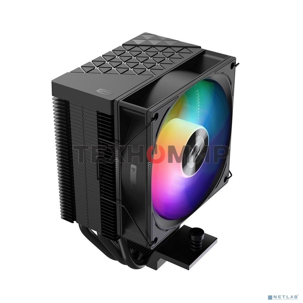Кулер для процессора PCCooler R300 ARGB BK черный 92мм алюминий+медь 2200rpm 30db 4-pin 150W 133мм