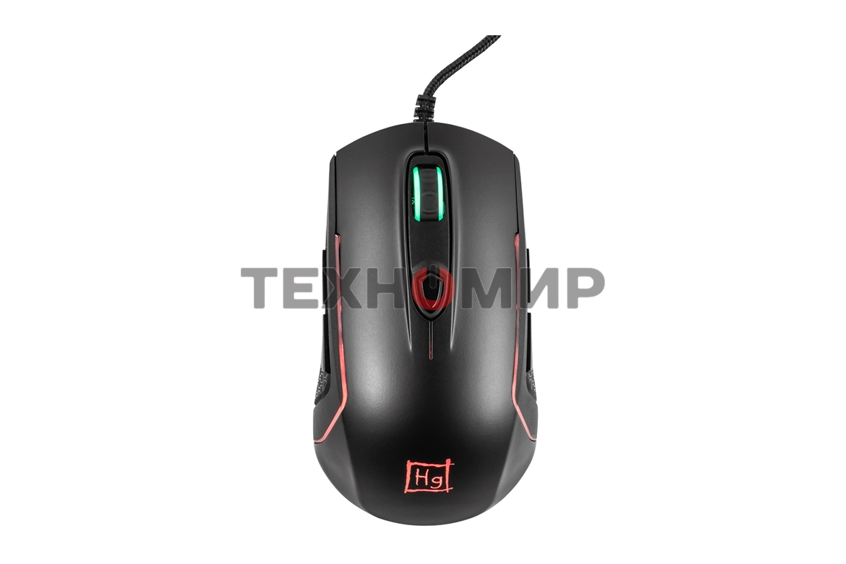 Мышь проводная Harper Gaming Kickback GM-P05 черный, 10000 dpi, USB, кнопки - 8