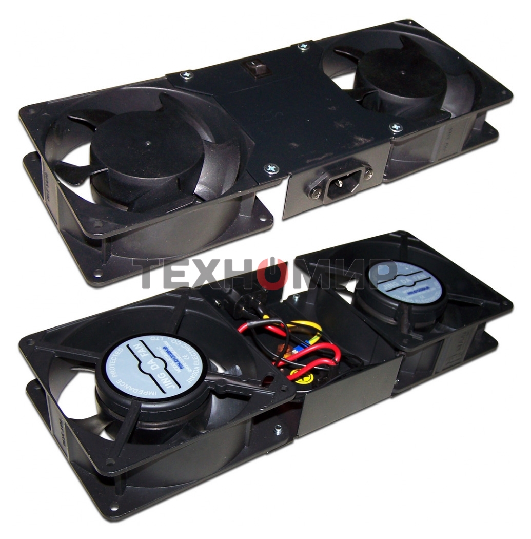 Блок 2-х вентиляторов Lanmaster TWT-CBW-FANB2