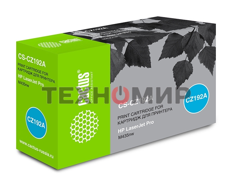 Картридж лазерный Cactus CS-CZ192A черный (12000 стр.) для HP LaserJet Pro M435nw (аналог CZ192A)