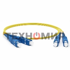 Патч-корд оптический соединительный (SM), 9/125 (OS2), SC/UPC-SC/UPC, (Duplex), LSZH, 2м