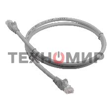 Патч-корд LANMASTER LSZH UTP кат.6, 1.5 м, серый