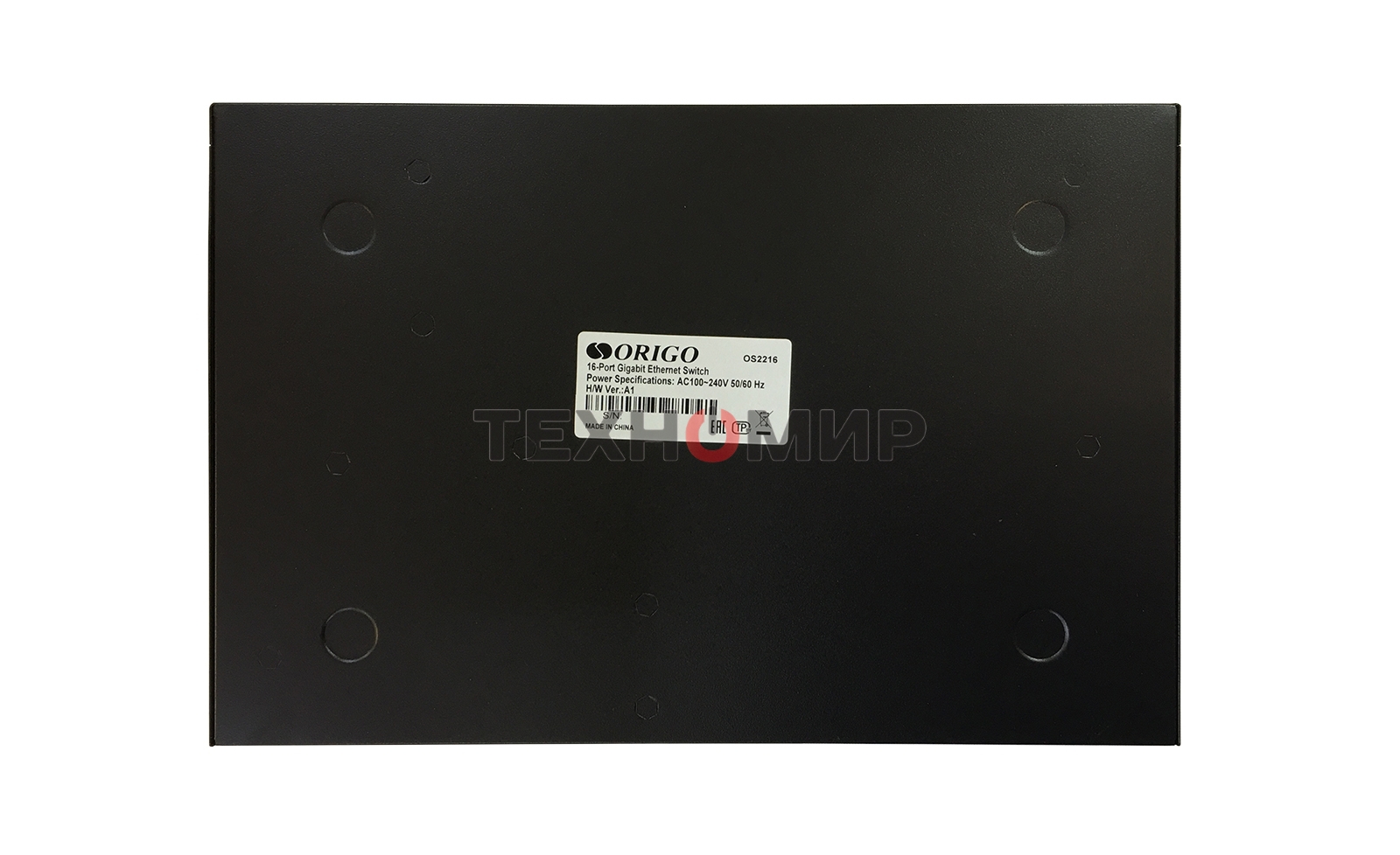 Коммутатор ORIGO Unmanaged Switch, 16x1000Base-T, 19 Rackmount Kit