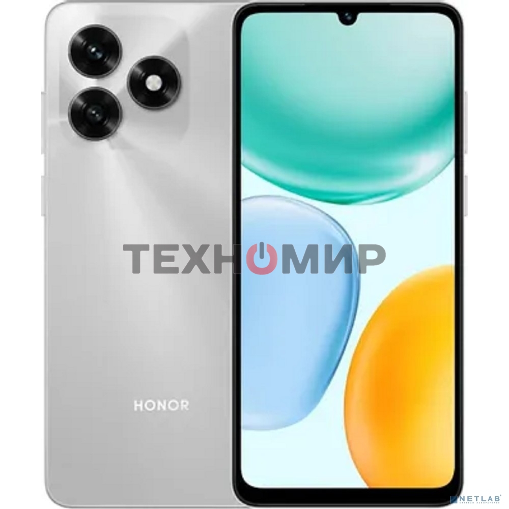 Смартфон HONOR X5C 4+64Gb серебряный (5109CANY)