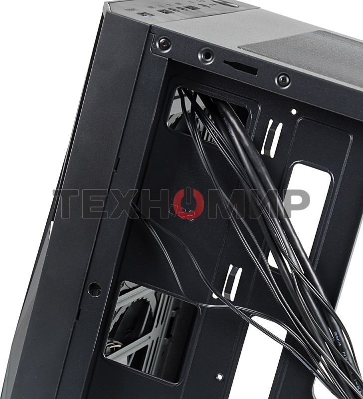 Компьютерный корпус Aerocool/Formula F-3401 (V1) черный без БП ATX 3x120мм 2xUSB 2.0 1xUSB 3.0 audio bott PSU