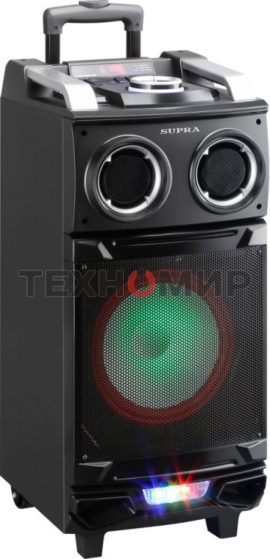 Минисистема SUPRA SMB-880 черный 140Вт/FM/USB/BT/SD