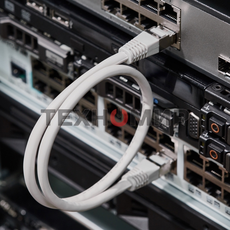 Пaтч-корд Rexant  F/UTP, cat. 5e, RJ45-RJ45, экранированный, 24AWG, LSZH, серый, 0,5м