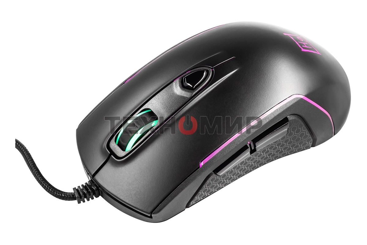 Мышь проводная Harper Gaming Kickback GM-P05 черный, 10000 dpi, USB, кнопки - 8