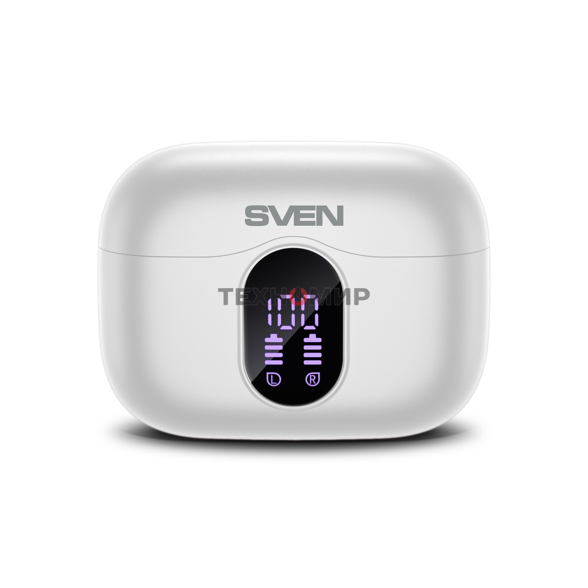 Беспроводные внутриканальные наушники с микрофоном Sven E-310B, белый (Bluetooth, TWS, ANC, ENC, APP)