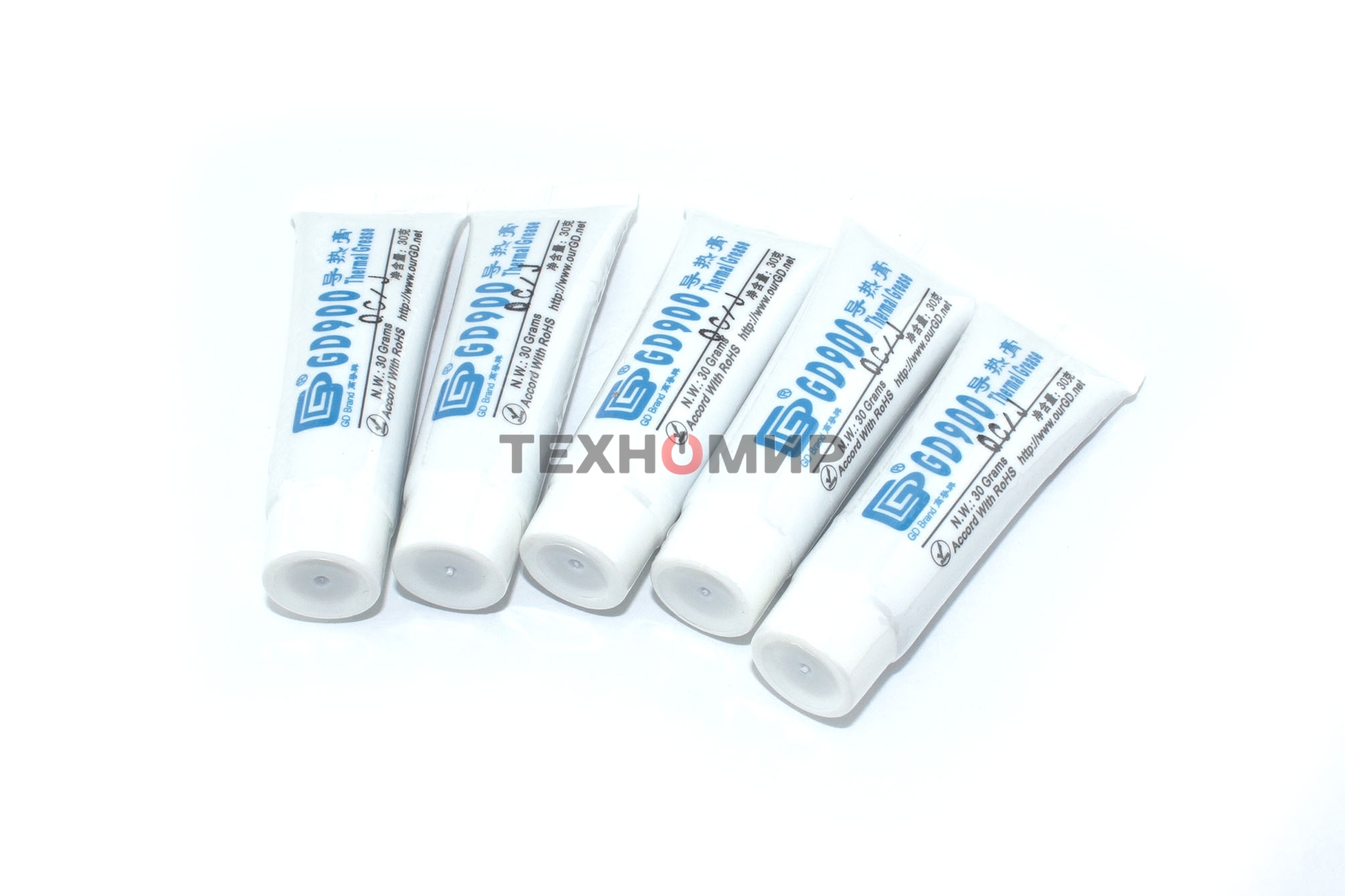 Термопаста GD900 ST30 30 грамм мягкий тюбик 5 шт