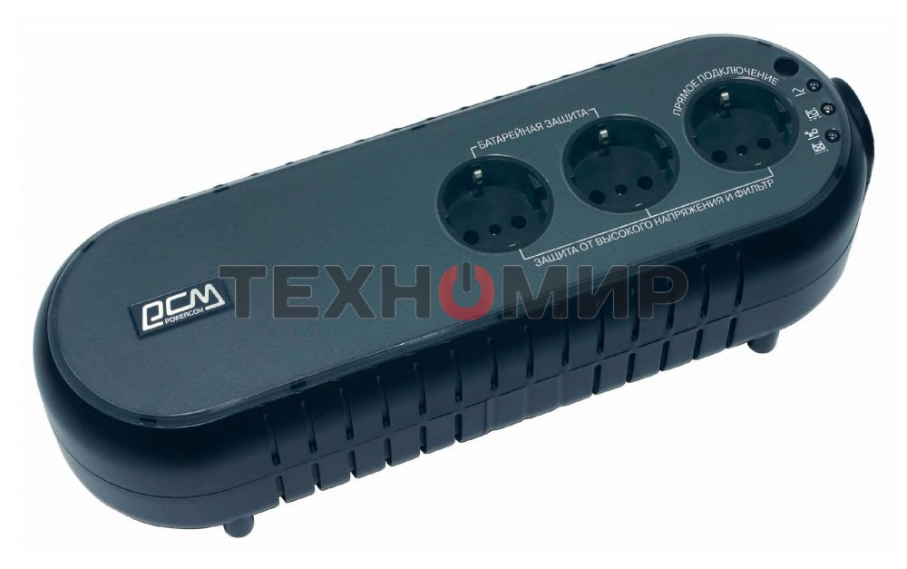 Источник бесперебойного питания Powercom WOW 700U 350Вт 700ВА черный