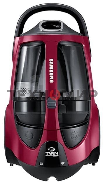 Пылесос Samsung VCC885HH3P красный, 430/2200 Вт, уборка сухая, пылесборник контейнер 2 л