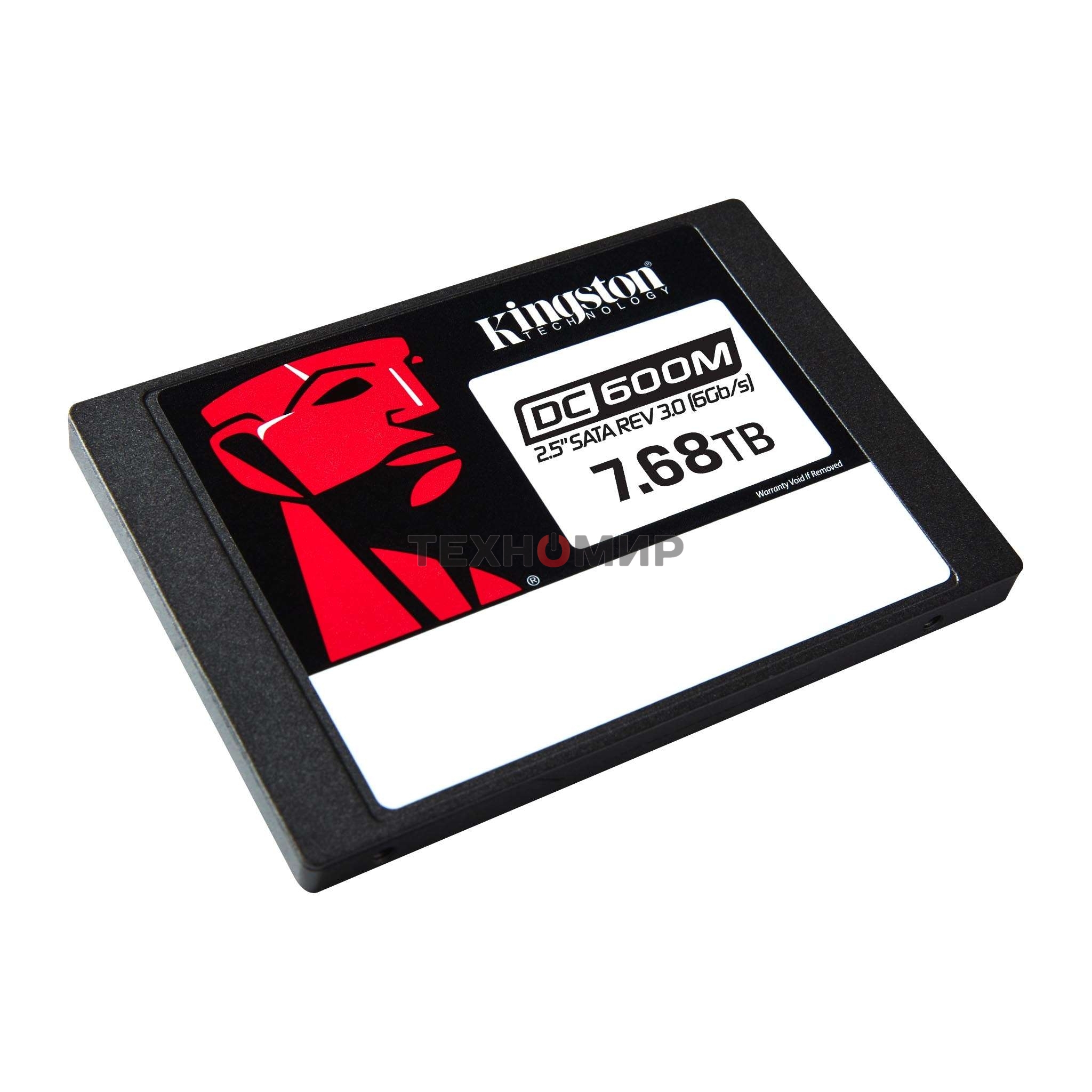 Накопитель SSD Kingston DC600M, 7680 Gb, SATA III, R/W 560/530 МБ/с