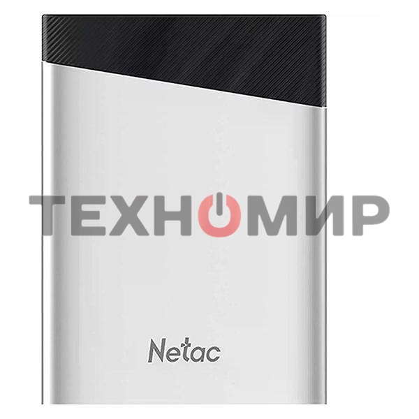 Внешний SSD Netac Z6S, 960 GB, USB 3.2 Gen 2 Type-C, R/W 520/480, серебристый