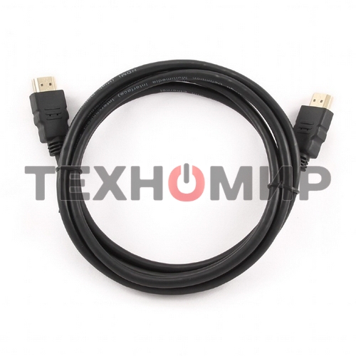 Кабель Cablexpert HDMI CC-HDMI4-6, 19M/19M, v2.0, медь, позол.разъемы, экран, 1.8м, черный, пакет