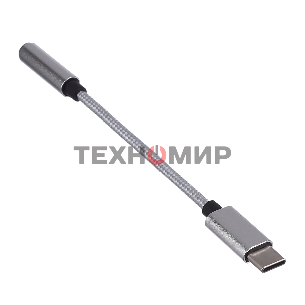 Адаптер GoPower Jack3.5мм(F)-TYPE-C(M) 00-00027481 0.1M белый