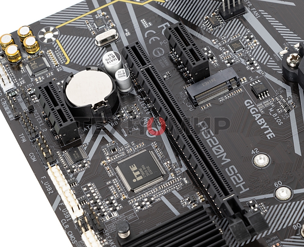 Материнская плата Gigabyte A520M S2H, AM4, AMD A520, 2xDDR4, 4xSATA, 1xM.2, 1xPCIe 3.0 x16, 2xPCIe x1, 1xHDMI, 1xDVI-D, 1xVGA, 1x 1Gb LAN, 4xUSB-A 3.2 Gen 1, 2xUSB-A 2.0, 3x3.5 мм, 7.1, mATX