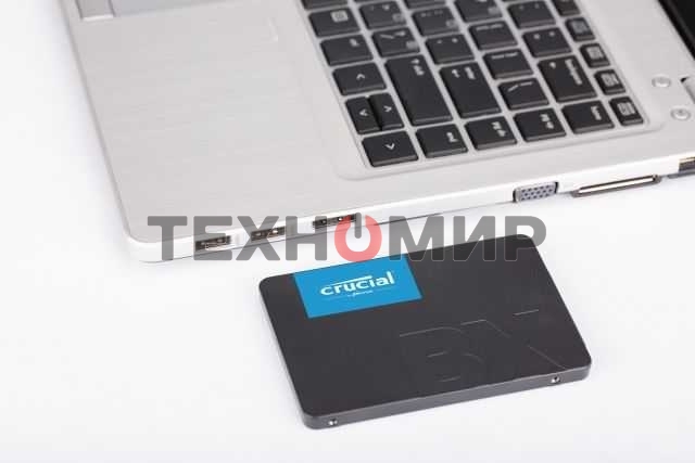 Накопитель SSD Crucial BX500, 2Tb, SATA III, 2.5