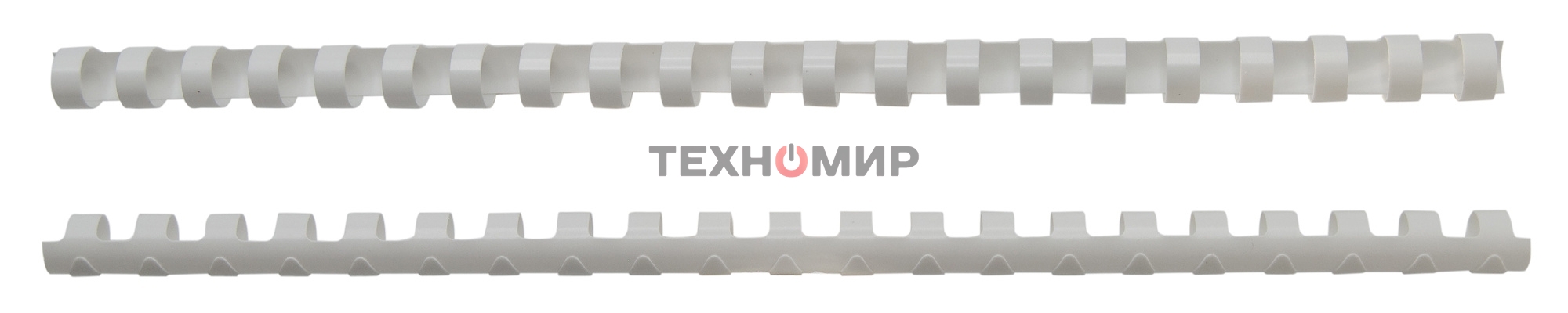 Пружины для переплета пластиковые Silwerhof d=12мм 56-80 лист A4 белый (100 шт) (1373587)