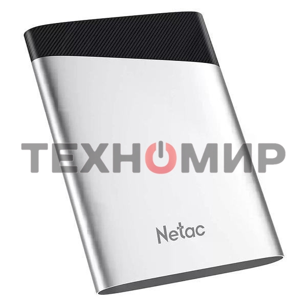 Внешний SSD Netac Z6S, 2TB, USB 3.2 Gen 2 Type-C, R/W 520/480, серебристый
