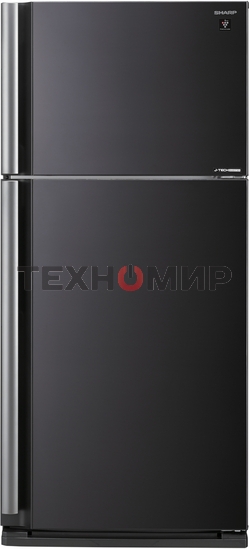 Холодильник Sharp SJ-XE59PMBK черный двухкамерный 430/148 л морозилка сверху