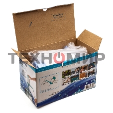 Помпа для 19л бутыли Aqua Work Дельфин Квик механический голубой/белый