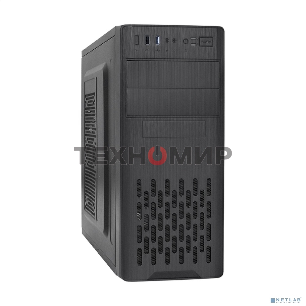 Компьютерный корпус Miditower ExeGate CP-606U (ATX, без БП, 1хUSB/1хUSB 3.0, аудио)
