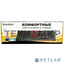 Клавиатура A4Tech KR-750 проводная, USB Type-A, чёрный