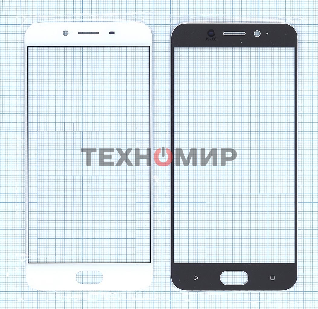 Защитное стекло для OPPO R9s белый