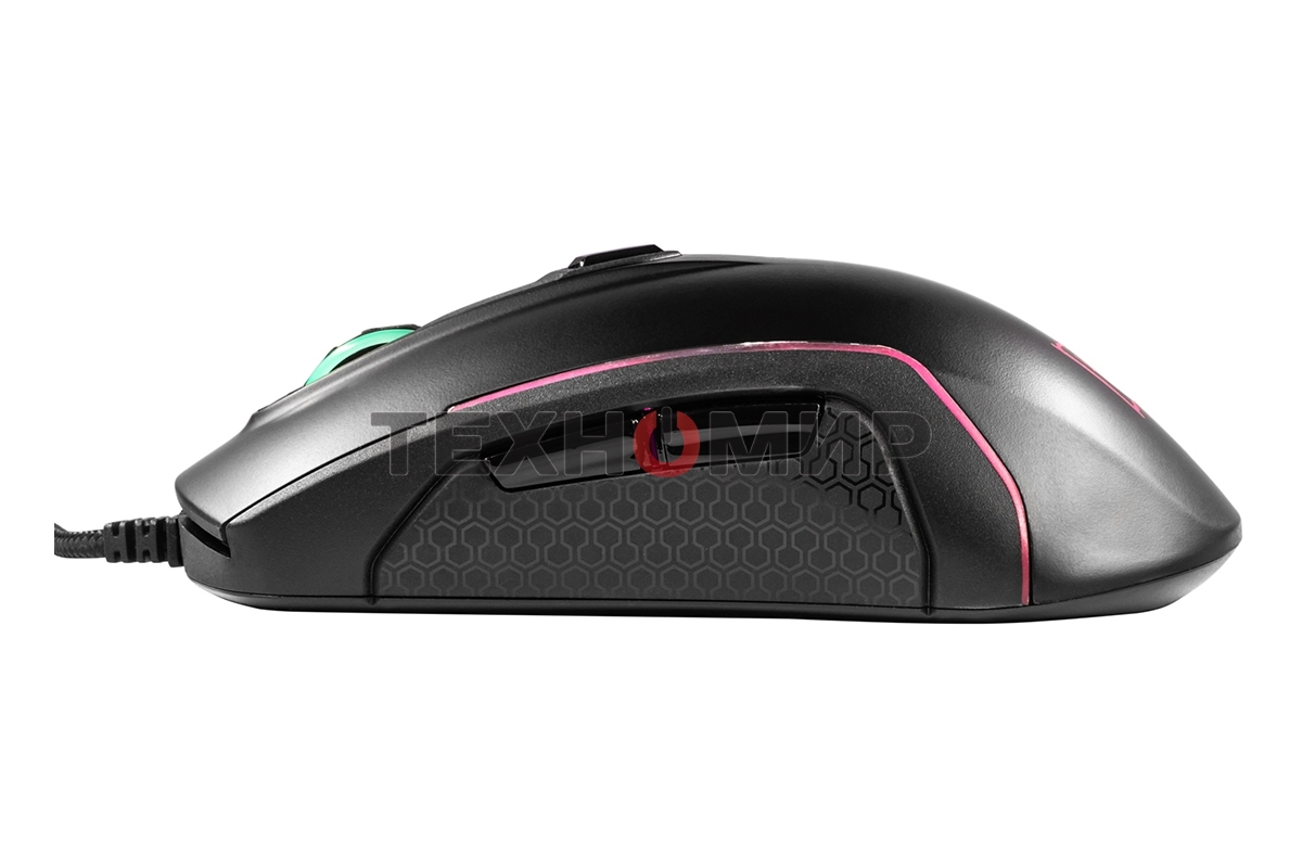 Мышь проводная Harper Gaming Kickback GM-P05 черный, 10000 dpi, USB, кнопки - 8