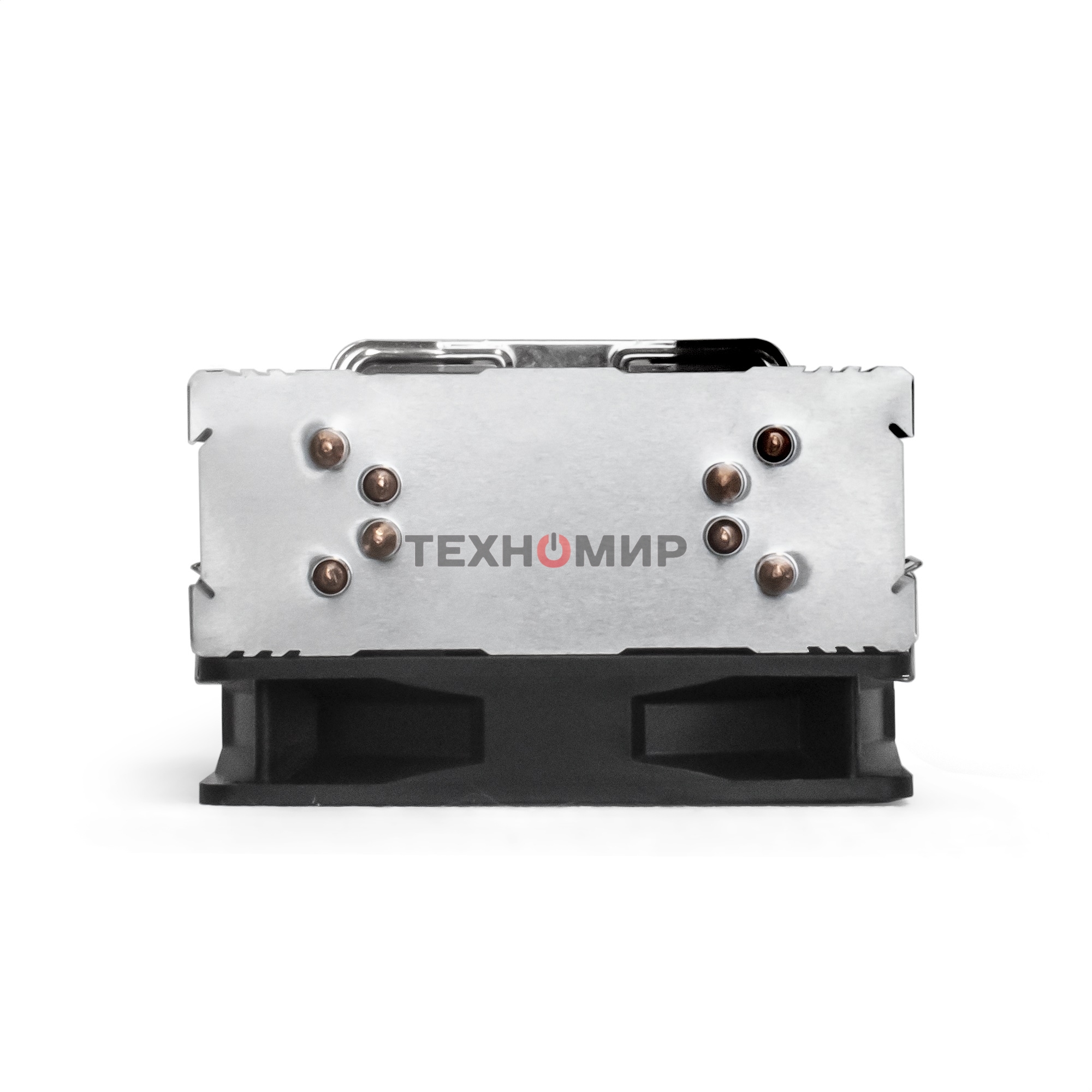 Кулер для процессора ExeGate Wizard EXX400V2-PWM.FRGb серебристый, 120 мм, алюминий/медь, 2400 об/мин, 24 дБ, 4 pin, 140 Вт, 155 мм